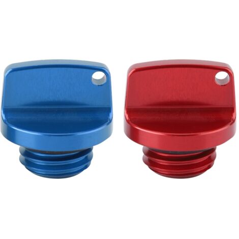 Bouchons de remplissage d'huile en aluminium CNC, 2 pièces, couvercles pour Honda CRF150R CB250F Yamaha Kawasaki Suzuki (1/5)