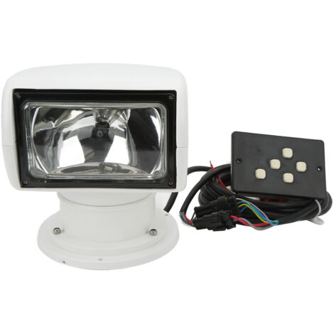 Projecteur télécommandé 360 degrés rotatif IP67 étanche 100W pour Yacht camion voiture Marine DC12V