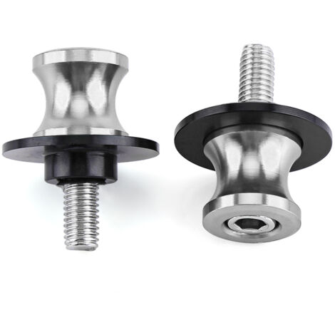 Support arrière de moto CNC bras oscillant curseurs de bobine support bobines de bras oscillant (8mm, argent) (1/2)