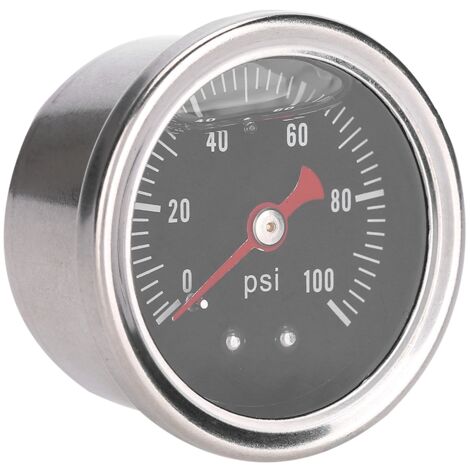 Régulateur universel de pression de carburant pour voiture, 0-100 PSI/bar, jauge de remplissage de liquide, compteur de carburant/huile (1/5)