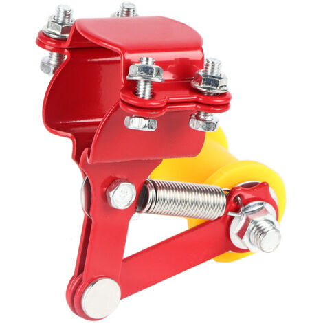 Boulon de tendeur de chane de réglage sur rouleau, accessoires modifiés de moto, outil universel rouge (1/5)
