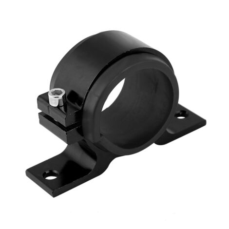 Support de montage de pompe à carburant de voiture en alliage d'aluminium 50mm, support de pince de filtre unique noir (1/5)