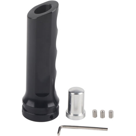 Universal Auto Car Aluminium HandBrake Cover Poignée Protecteur Manchon de frein à main Noir (1/5)