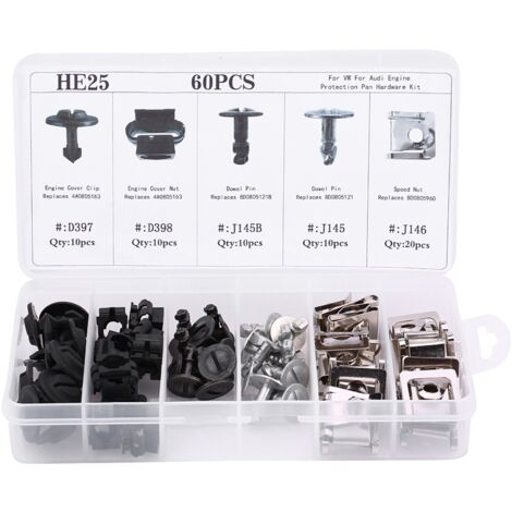 KIT DE FIXATIONS POUR BOUCLIER AV C4 / DS4 (B7) Phase 1 10.2010 → 01.2015 main image 1