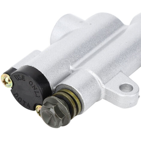 Maître Cylindre Frein Arrière Moto - Pompe Hydraulique Direction Noir Pour Dirt Bike ATV