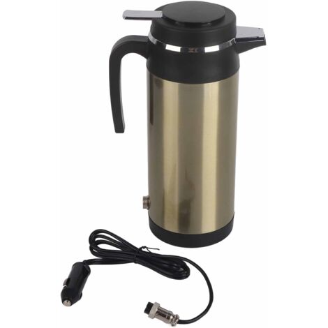 1000ML 24V Acier Inoxydable lectrique dans Voiture Bouilloire Voyage Thermos Chauffage Bouteille D'eau (1/5)