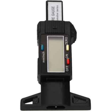 Jauge numérique de profondeur de bande de roulement de pneu de voiture, outil de mesure 0 à 25.4mm, étrier, écran LCD noir (1/4)
