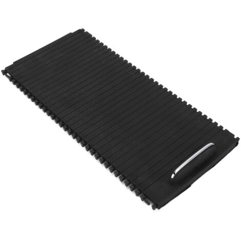 Support de verre à rouleau coulissant pour Console centrale, couvercle aveugle A20468076079051 de remplacement pour MercedesBenz W204 W212 (noir) (1/5)