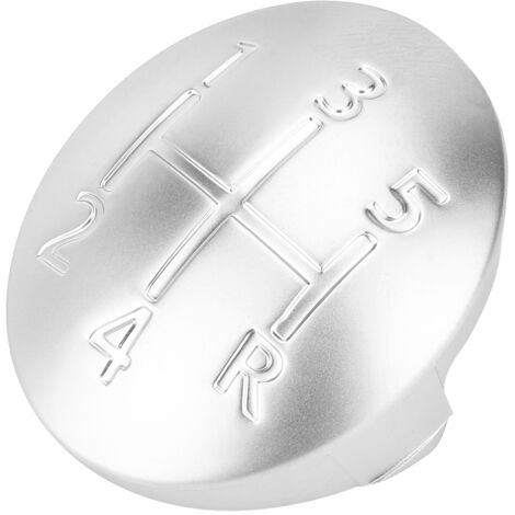 Capuchon de Pommeau de Levier de Vitesse, Couvercle de Capuchon de Tête de Pommeau de Vitesse de Voiture à 5 Vitesses pour RENAULT CLIO SCENIC MEGANE II (1/5)