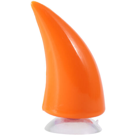 Casque de moto corne de démon diable avec accessoires de décoration ventouseOrange (1/5)