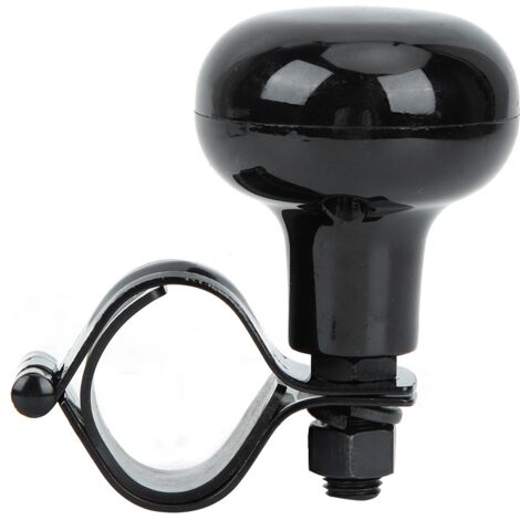 Bouton auxiliaire de booster de boule de volant pour voiture universelle noir (1/5)