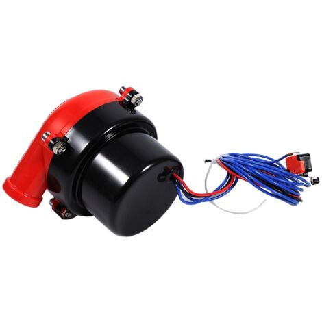 Soupape de Decharge de Pression, Ensemble Turbo Vanne de Soufflage Fausse Valve de Vidange Éléctronique Coup de Son Analogique avec Support de Montage et Accessoires pour Voiture (1/5)