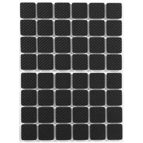 48pcs Pieds en Caoutchouc antiderapant Patin Autocollant protecteurs de Meubles protecteurs Auto-adhésifs Feutre antidérapants Pinces poignées de canapé pour Surfaces de Plancher dures (1/5)