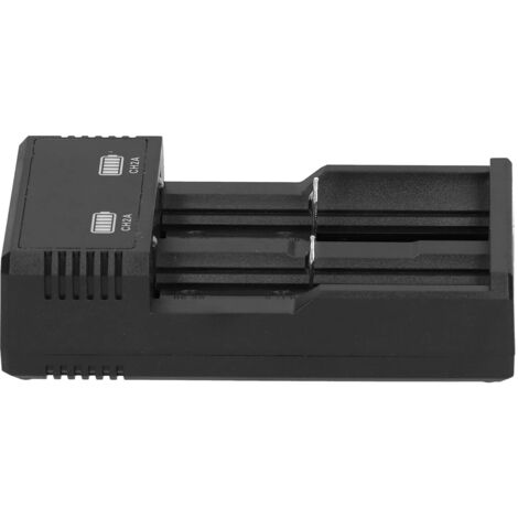 Chargeur de Batterie, Conception de Fente de Charge à Grande Vitesse Base de Charge de Batterie Universelle pour Batterie au Lithium 18500 26650 (1/5)