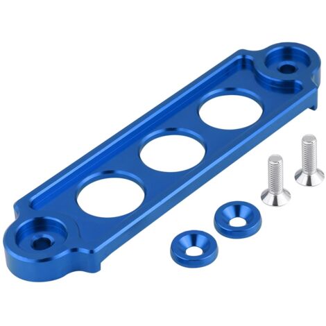 Serrure de support de fixation de batterie de course de voiture anodisée pour HONDA CIVIC / CRX 1988-2000 (bleu) (1/5)