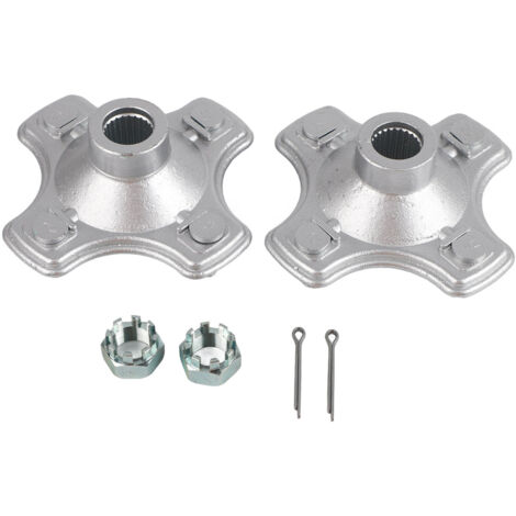 Essieu arrière moyeu de roue en métal 4 goujons moyeu de jante pour TRX420FE TRX420FM RANCHER 420 4X4 (1/5)