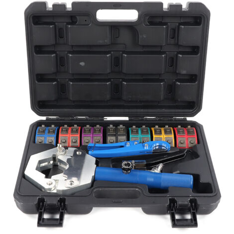 Kit de sertissage hydraulique portatif pour tuyaux A/C, outil de sertissage manuel Portable pour raccords de tuyaux de climatisation automatique