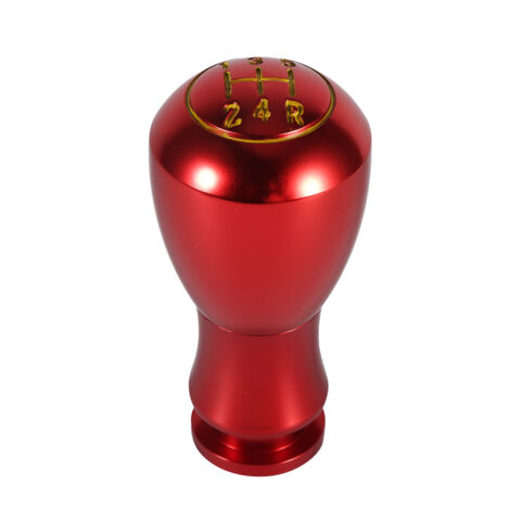 Pommeau Levier Vitesse Universel voiture boîte automatique / manuelle 5 Changement De Vitesse en Alliage d'aluminium ( Couleur : Rouge ) (1/5)
