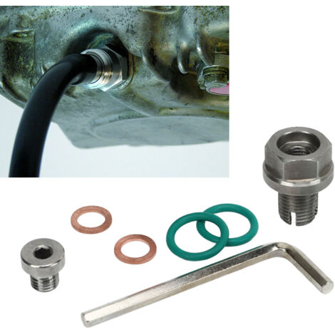 Kit De Réparation Filetage Carter D'huile Autotaraudant - Bouchon De Vidange Surdimensionné En Acier Inox - M12x1.25 - Pour Remplacer Filet Usé