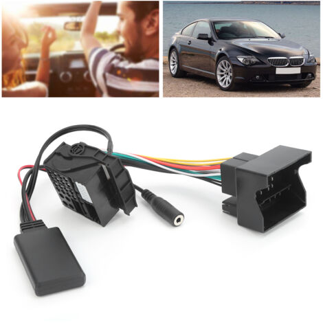 Câble Aux, Adaptateur Audio Bluetooth 5.0 Connecteur De Module Bluetooth Pour Voiture Avec Microphone De Remplacement Pour E60 E63 E64 E65 E66 E87