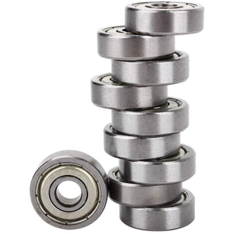 HARFINGTON Lot de 8 roulements à billes à rainure profonde 686-2RS - 6 mm - Diamètre extérieur HARFINGTON Lot de 8 roulements à billes à rainure profonde 686-2RS - 6 mm - Diamètre extérieur