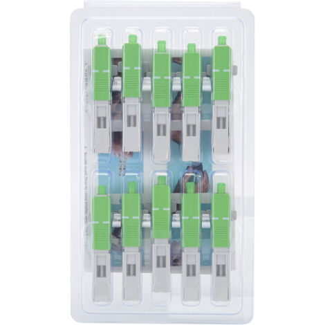 Connecteur rapide à fibre optique 10 pièces intégré SC/pour adaptateur de Joint de connexion rapide à froid APC (1/5)