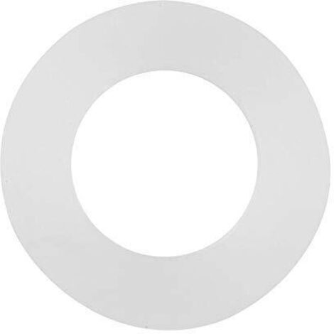 12pcs joint plat joint torique en silicone blanc rondelles d'étanchéité pour tuyaux à soufflet (1/2 ")