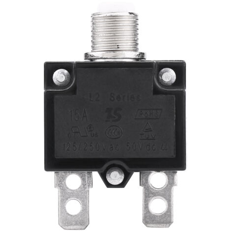 Disjoncteurs Thermiques, Protecteur De Surcharge Thermique Ac 125 / 250V Disjoncteur à RéInitialisation à Bouton-Poussoir Pour GéNéRateur (1/5)
