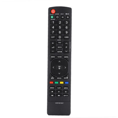 Coque ABS noir contrleur de télévision TV télécommande accessoire pour LG AKB72915207 para 55LD520 19LD