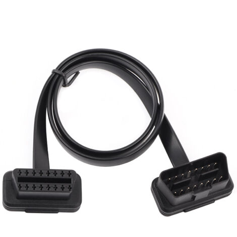 Voiture Auto 16 broches mle à femelle OBD2 cble d'extension adaptateur de Diagnostic longueur 60 cm/24 pouces (1/5)