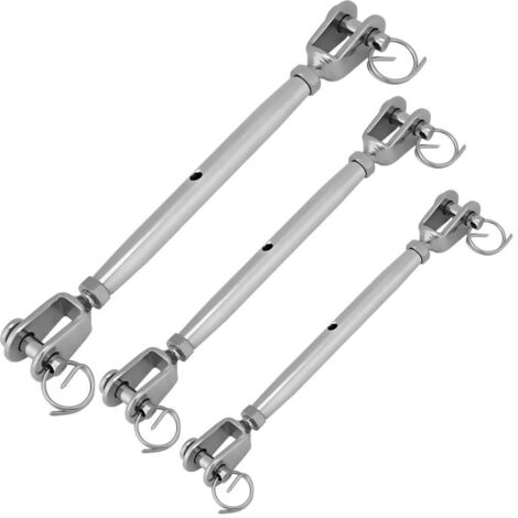 Tendeur de mchoire de corps fermé de vis de gréement d'acier inoxydable pour le yacht de bateau (M8) (1/5)