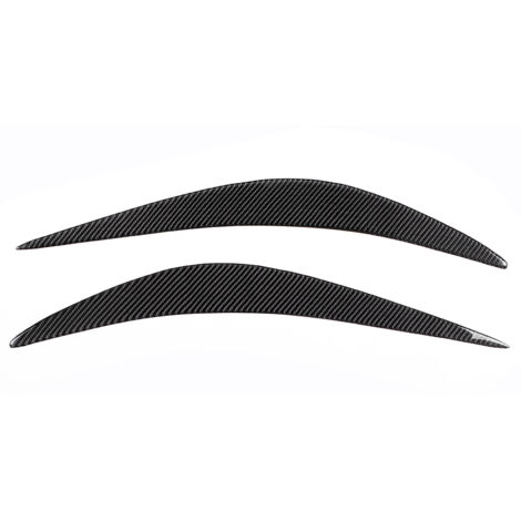 Paire de bandes de sourcils et de paupières de phare, couverture en Fiber de carbone adaptée à Infiniti Q50 2014 – 2019 (1/5)