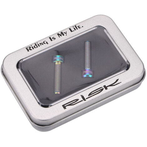 RISK – boulons à vis M6 X 25mm, 2 pièces, pour étrier de frein à disque de vélo de montagne (multicolore) (1/5)