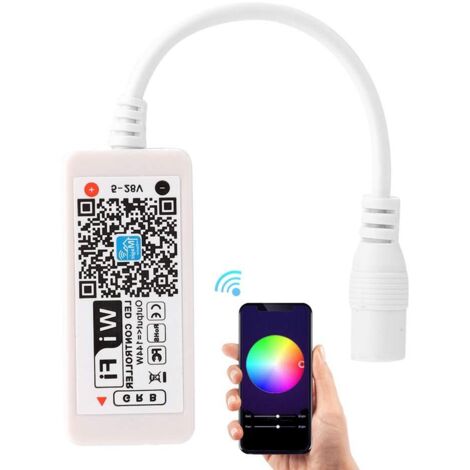 Contrôleur Wifi LED, RGB LED Light Strip Contrôleur intelligent LED sans fil RGB LED Light StripMagic Home App, fonctionnant avec Android 4.3/IOS7.0 (1/5)