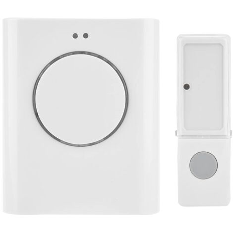 Sonnette sans Fil, Carillon de Porte sans Fil, Sonnerie vocale sans Fil Interface USB intgre, Distance de tlcommande de 200 mtres pour la Maison, l'usine, l'htel (1/5)
