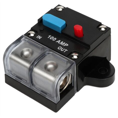 80A 300A Disjoncteur réarmable de voiture Auto-récupération Fusible Bouton de réinitialisation manuelle (100A) (1/5)