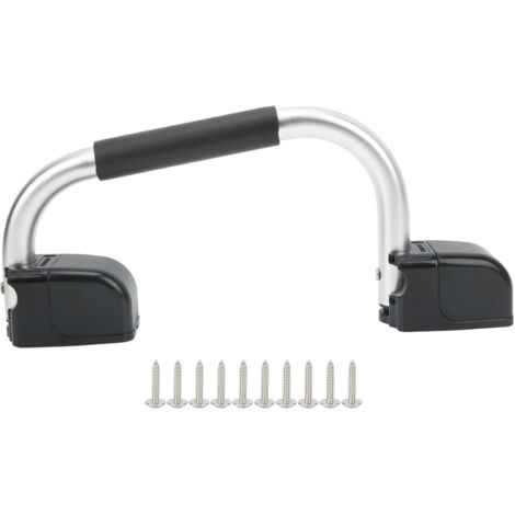 Poignée d'assistance pliante pour camping-car, avec poignée EVA, quincaillerie de porte d'entrée en alliage d'aluminium pour caravane, camping-car, remorque (1/5)