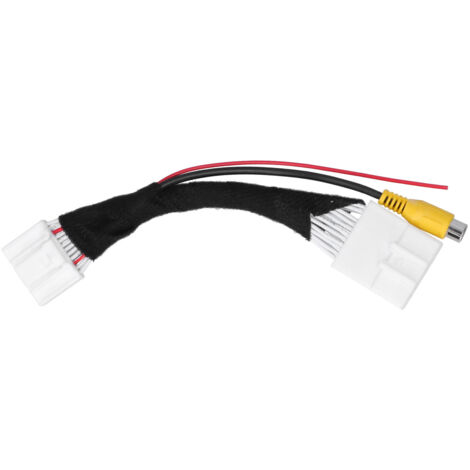 Câble de connexion pour caméra de recul 24 broches, Câble vidéo RCA de caméra de recul, Câble adaptateur pour caméra de recul pour Renault