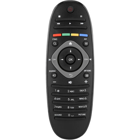 Télécommande universelle pour Philips, ABS Durable, Stable, facile à utiliser, remplacement sensible, Smart TV (1/5)