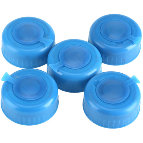 Lot de 5 couvercles anti-éclaboussures de rechange pour bouteille d'eau potable bleue Gallon (1/5)