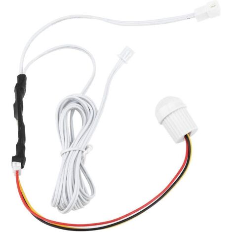 DC5-24V 1.5A Mini capteur de détection de Mouvement Interrupteur de lumière Angle réglable 120 ° capteur Infrarouge Interrupteur d'induction du Corps Humain pour la lumière