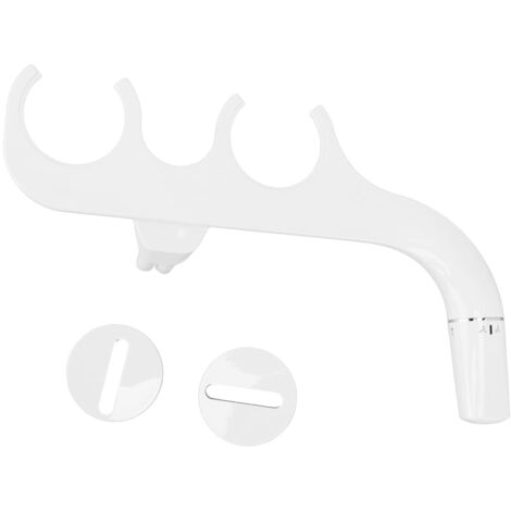 Toile Fixation Bidet Structure Buse Inclinée Blanche Bidet Slim (1/5)