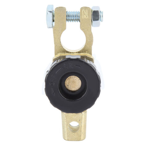 Type de bouton de borne de liaison de batterie automatique de voiture interrupteur de coupure matre isolateur de déconnexion (noir) (1/5)