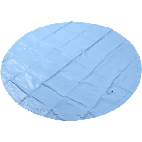Trampoline flottant d'eau avec tube coulissant et sac d'oreiller de plongée - Plateforme de saut gonflable pour adultes et enfants - 4 m