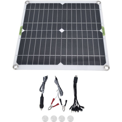 Panneau solaire portatif 200W 5V panneau de chargeur solaire de conception mince imperméable léger pour le bateau de voiture de ménage (1/5)