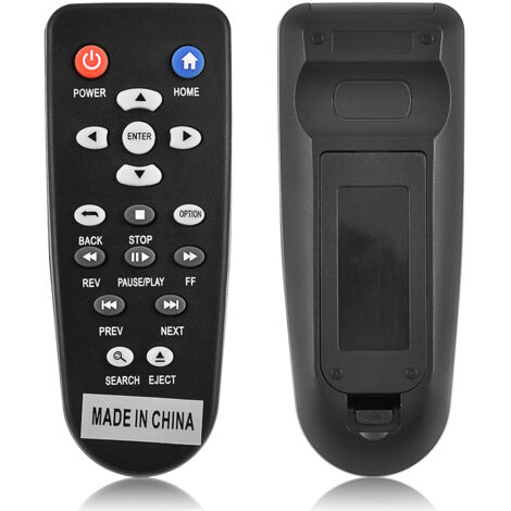 Télécommande de remplacement pour TV WDTV Mini HD Hub Media Player WDTV001RNN (1/5)