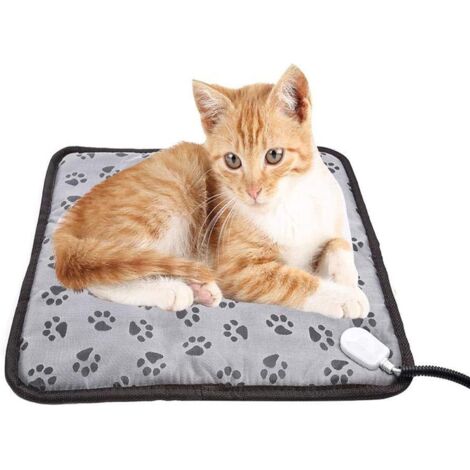 Tapis Chauffant Chien Chat Coussin Chauffant électrique pour Animaux pour Chats et Chiens de Nouveau-né, de Petite Taille et de Personnes âgées (45 45cm) (1/5)