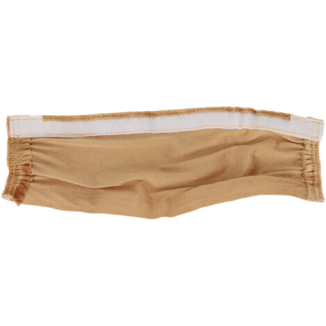 Couvercle de cordon et de chane, bande de crochet et de boucle en flanelle, couvercle de chane de fermeture pour fils d'éclairage de lustre, Beige (1/5)