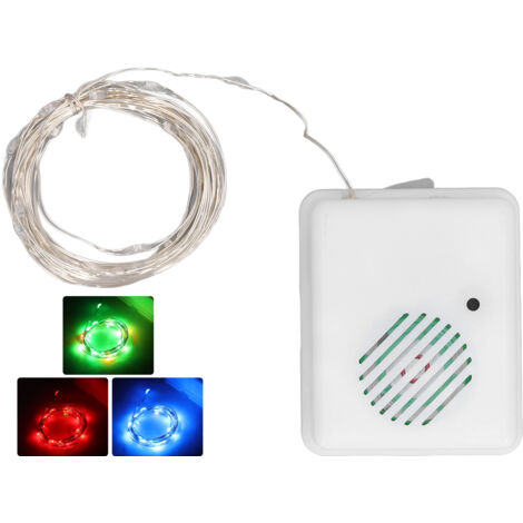 Guirlande Lumineuse Décorative De Nol Guirlande Lumineuse Pour Patio Jardin Décoration Intérieur Extérieur Arbre De Nol Parties 3m Lumière Colorée (1/5)