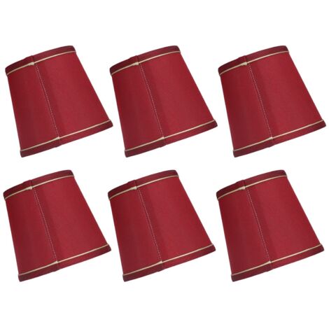 Abat-jour mural, abat-jour domestique de style simple pour lampadaire pour lampe de table(Vin rouge (PX43)) (1/5)